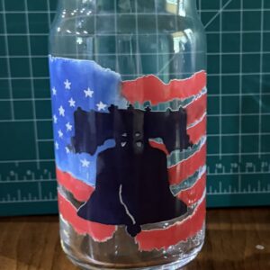 Liberty Bell Drinking Glass