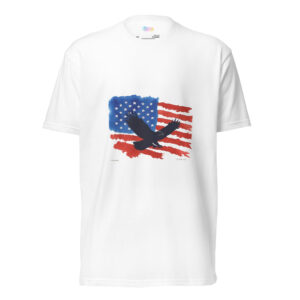 Patriotic Eagle Unisex Fitted T-Shirt